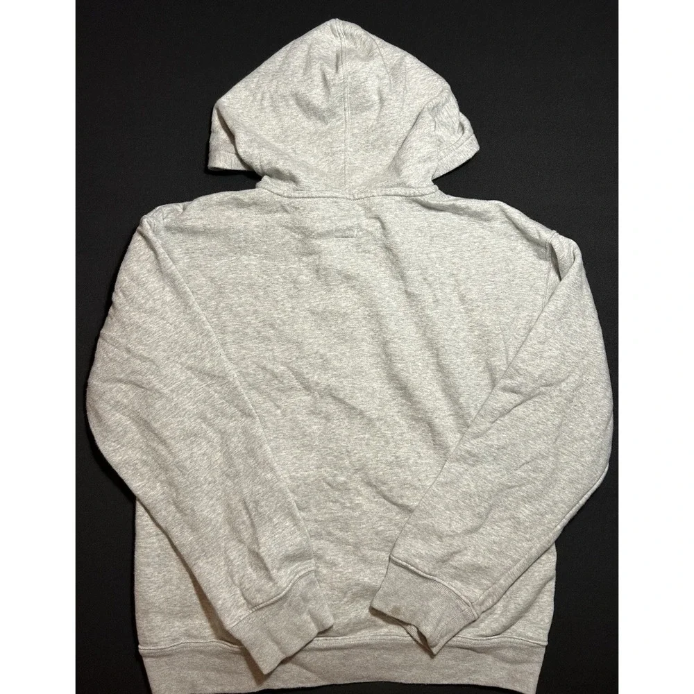 Gap Kids Boys Gray XXL Full Zip Logo Fleece Hoodie Sweatshirt Pockets